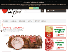 Tablet Screenshot of italy-foods.com
